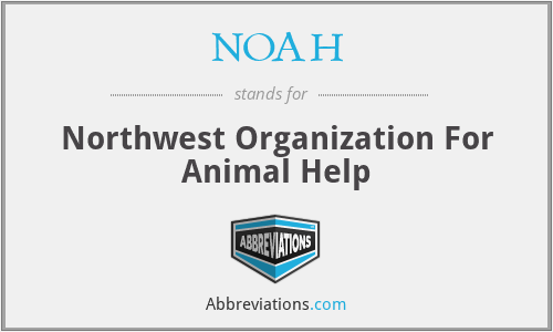 NOAH - Northwest Organization For Animal Help
