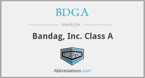 BDGA - Bandag, Inc. Class A