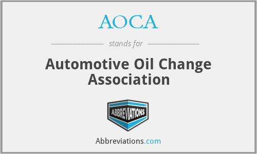 AOCA - Automotive Oil Change Association