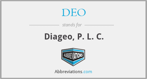 DEO - Diageo, P. L. C.