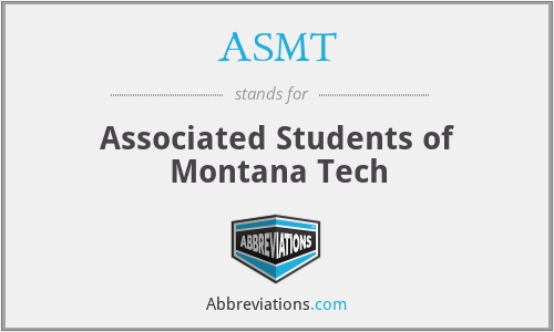 ASMT - Associated Students of Montana Tech