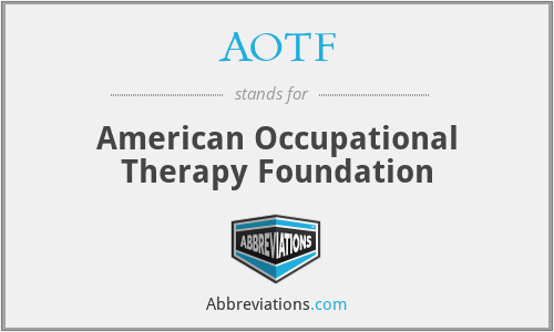 AOTF - American Occupational Therapy Foundation