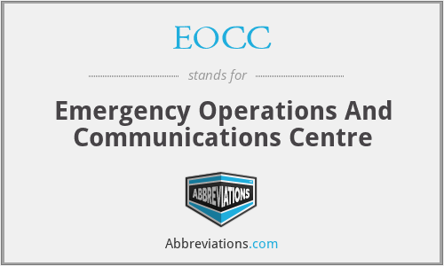 EOCC - Emergency Operations And Communications Centre