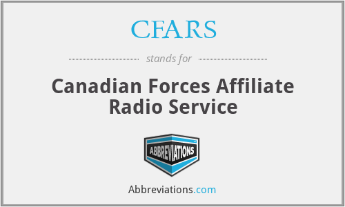 CFARS - Canadian Forces Affiliate Radio Service