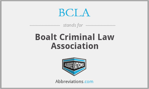 BCLA - Boalt Criminal Law Association