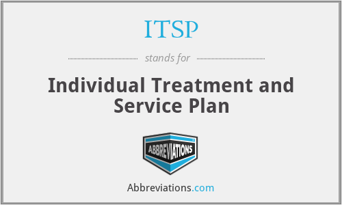 ITSP - Individual Treatment and Service Plan