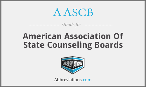 AASCB - American Association Of State Counseling Boards