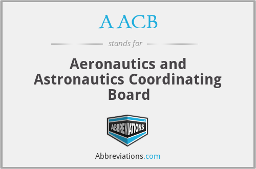 AACB - Aeronautics and Astronautics Coordinating Board