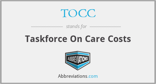 TOCC - Taskforce On Care Costs