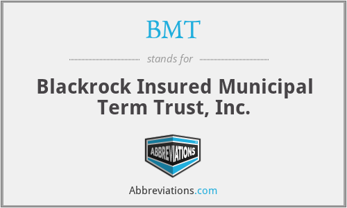 BMT - Blackrock Insured Municipal Term Trust, Inc.