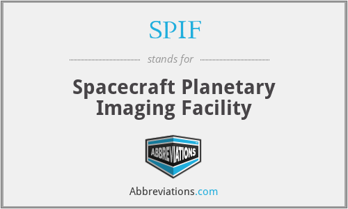 SPIF - Spacecraft Planetary Imaging Facility
