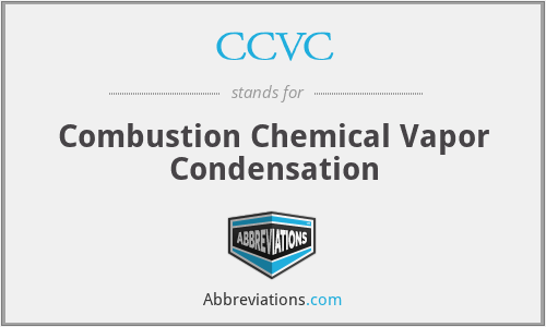 CCVC - Combustion Chemical Vapor Condensation