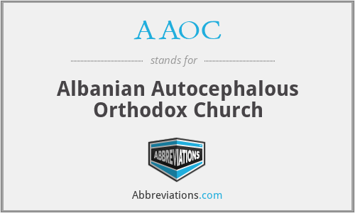AAOC - Albanian Autocephalous Orthodox Church
