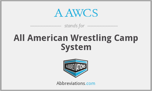AAWCS - All American Wrestling Camp System