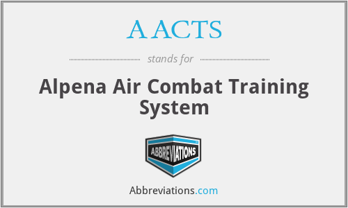 AACTS - Alpena Air Combat Training System