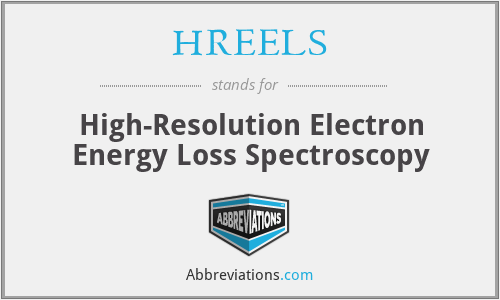 HREELS - High-Resolution Electron Energy Loss Spectroscopy