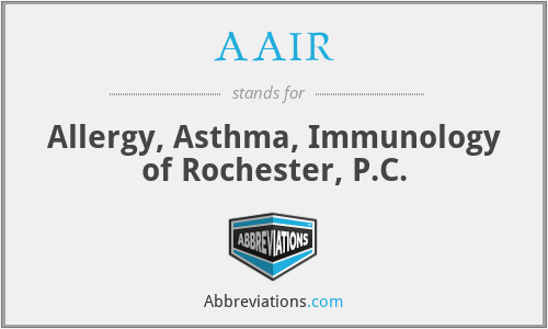 AAIR - Allergy, Asthma, Immunology of Rochester, P.C.