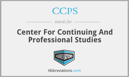 CCPS - Center For Continuing And Professional Studies