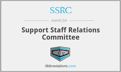 SSRC - Support Staff Relations Committee