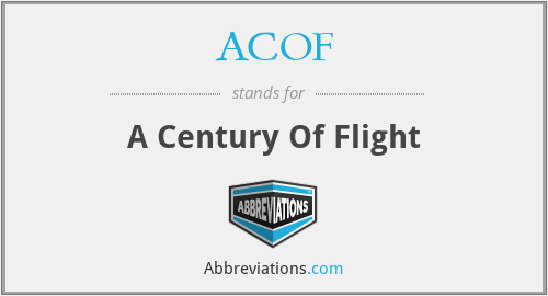ACOF - A Century Of Flight