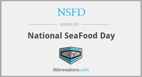 NSFD - National SeaFood Day