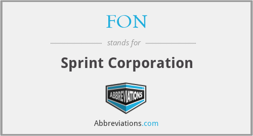 FON - Sprint Corporation