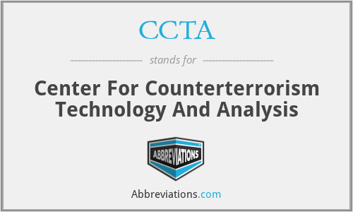 CCTA - Center For Counterterrorism Technology And Analysis
