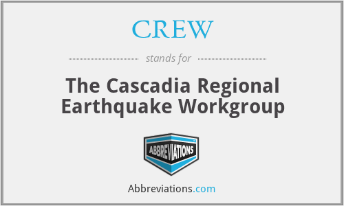 CREW - The Cascadia Regional Earthquake Workgroup
