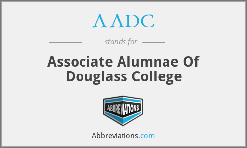 AADC - Associate Alumnae Of Douglass College