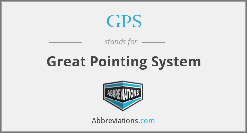 GPS - Great Pointing System