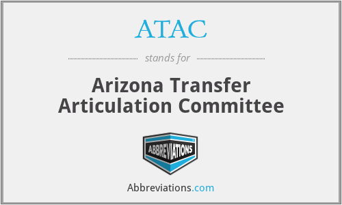 ATAC - Arizona Transfer Articulation Committee