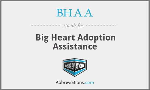 BHAA - Big Heart Adoption Assistance