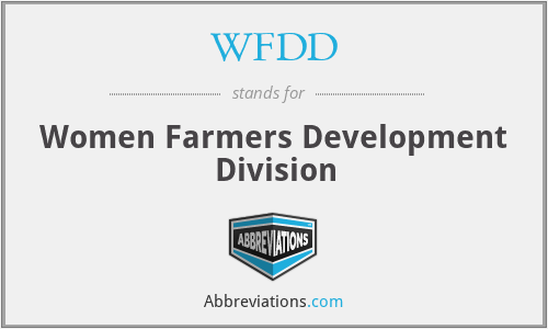 WFDD - Women Farmers Development Division
