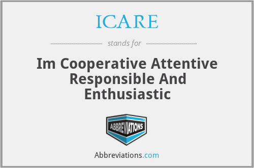 ICARE - Im Cooperative Attentive Responsible And Enthusiastic