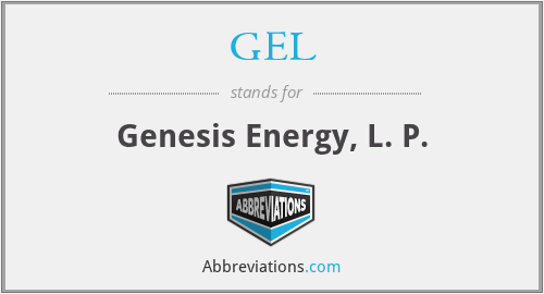 GEL - Genesis Energy, L. P.