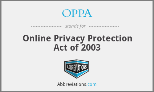OPPA - Online Privacy Protection Act of 2003