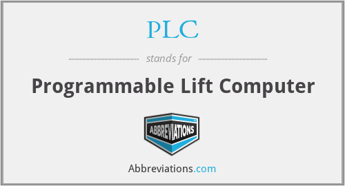 PLC - Programmable Lift Computer