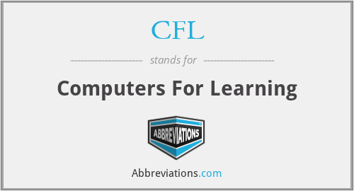 CFL - Computers For Learning