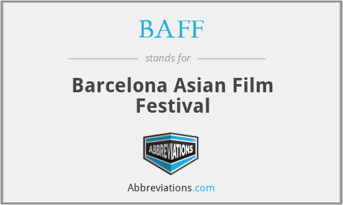 BAFF - Barcelona Asian Film Festival