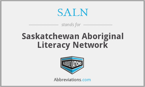 SALN - Saskatchewan Aboriginal Literacy Network