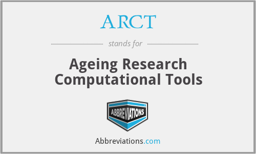 ARCT - Ageing Research Computational Tools