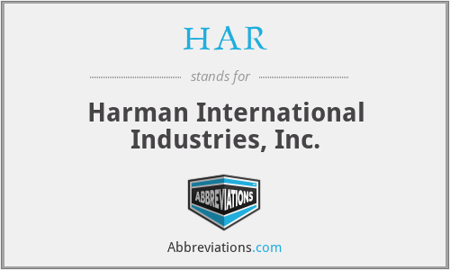 HAR - Harman International Industries, Inc.
