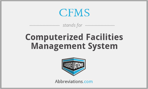 CFMS - Computerized Facilities Management System
