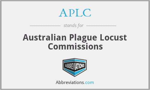 APLC - Australian Plague Locust Commissions