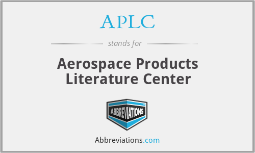 APLC - Aerospace Products Literature Center