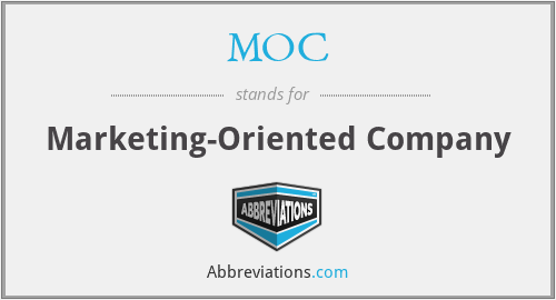 MOC - Marketing-Oriented Company