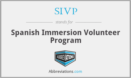 SIVP - Spanish Immersion Volunteer Program