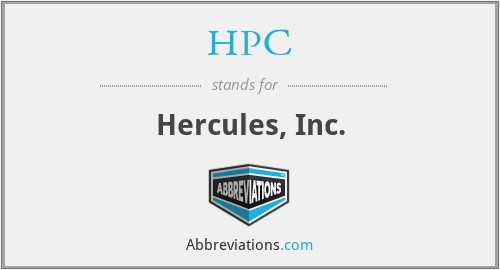 HPC - Hercules, Inc.