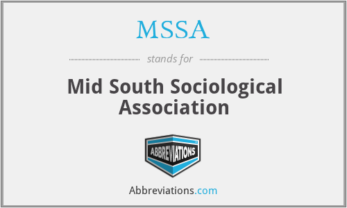 MSSA - Mid South Sociological Association
