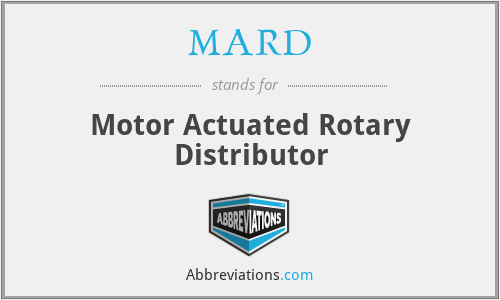 MARD - Motor Actuated Rotary Distributor